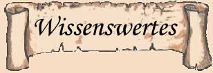 Wissenswertes